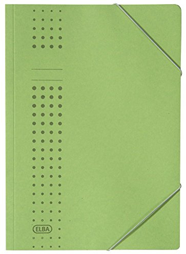 Elba 400010058 Aktendeckel und Aktenhüllen Eckspanner A4 grün