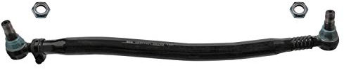 febi bilstein 28297 Lenkstange mit Sicherungsmuttern, vom Lenkgetriebe zur 1. Vorderachse , 1 Stück