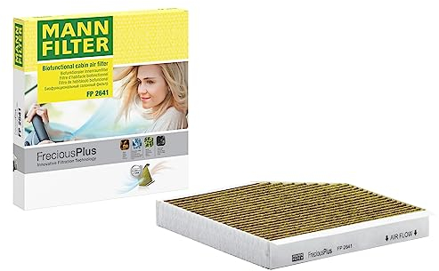 MANN-FILTER FP 2641 Innenraumfilter/Kabinenluftfilter - FreciousPlus Biofunktionaler Pollenfilter - für Pkw + Transporter