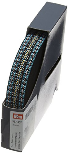 Prym 957457 Color Elastic 25 mm Muster türkis