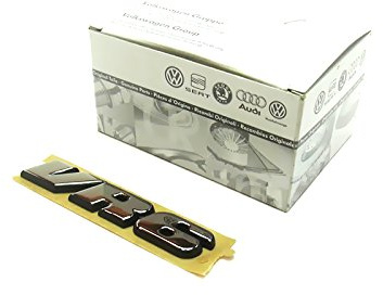Genuine VW VR6 Rear Boot Badge Emblem Chrome Nos - 3A0853675 Z10