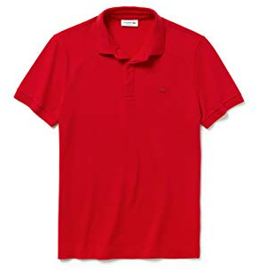 Lacoste Paris Polo Regular Fit Homme Rouge L