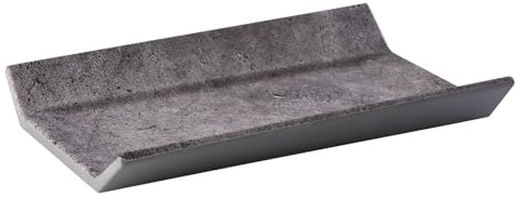 APS 84403 GN 1/4 Tablett Element, 26,5 x 16,2 cm, Höhe 3,5 cm, Melamin, Betonoptik