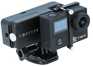 FOREVER Gimbal 1-Axis macchina fotografica Stabile Supporto Accessori per Actioncam fotocamera sportiva compatibile con GoPro Hero 4/3 3