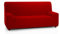 Martina Home Tunez, elastischer Sofabezug 2 Plätze 2 Plazas (120-190 cm) rot