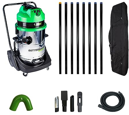 Gutter Sucker Gutter Cleaning Vacuum System Pro Diamond Package - 12m/40ft Reach