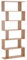 HOMCOM Wooden Wood S Shape Storage Display 6 Shelves Room Divider Unit Chest Bookshelf Bookcase Cupboard Cabinet Home Office Furniture (Maple)