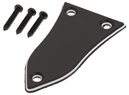 SDENSHI 1x Guitar 3 Ply Truss Rod Cover Für Epiphone Gitarrenteile Schwarz 2x49.5x28mm
