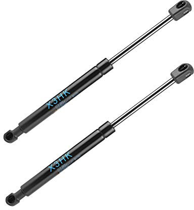 Qiilu 2 pièces jambes de force de capot avant, supports de levage de gaz de capot amortisseur soutien pressurisé gaz d'amortisseur de jambe de pont de capot 51233400352 adapté pour X3/E83 2004-2010