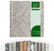 CV PLAZA - Rivestimento per pavimento in PVC (espanso) extra resistente all'abrasione, “rovere Chevron 907M”, effetto legno, superficie strutturata, al metro (100 x 100 cm)