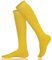 Mysocks Unisex Kniestrümpfe lange Socken Gelb