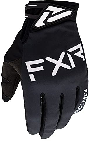 FXR Cold Cross Ultra Lite Motocross Handschuhe, schwarz/weiß, S