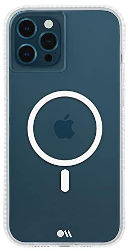 Case-Mate Tough Clear Plus MagSafe Case Schutzhülle kompatibel mit Apple iPhone 13 Pro Max Hülle [Stoßfest | Pflanzliches Material | MagSafe optimiert | Fallschutz bis zu 4,5 m] - Transparent