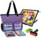 Luxja Diamond Painting Tragetasche, Malerei Aufbewahrungstasche für Licht Pad A3 LED, Leuchtkästen Tasche Organizer für Leuchttisch und Diamond Painting Zubehör, Grau