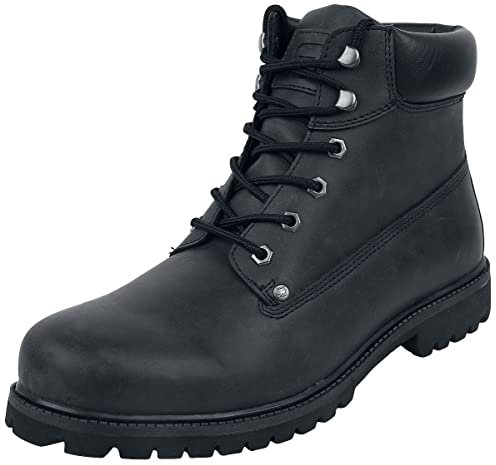 RED by EMP Hombre Botas Negras con Cordones EU46