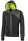 U-Power JUPITER, Felpa, Giacca Leggera con Cappuccio, Caldo Pile, Cappotto Foderato in Pelliccia Sintetica, Full Zip con Multi_tasche e Maniche Lunghe (BLACK CARBON - S)