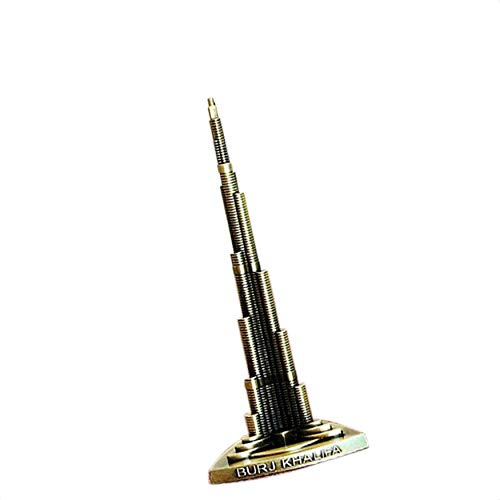 Leeadwaey Dubai Burj Khalifa Baumodell, Bronze, 5 x 12 cm, Dekoration, Architektur, Modell