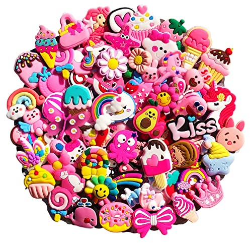 BOFYTR Lot of 50 PCS Random Shoe Charms for Croc Charms, Shoe Decoration Charms | Bracelet Wristband Accessories | Party Favors