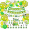 Tennis Party Decorations, Includes Tennis Happy Birthday Banner, Tennis Balloons, Cupcake Toppers, Tennis Party Supplies for Men Women Kids Sports Theme Birthday Party Tennis Ball Party