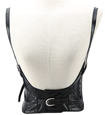 Brustgeschirr für Damen Damen Strap Style Bund Dekoration Schwarz Punk Style Hosenträger mit Anzugbund for Damen Taille