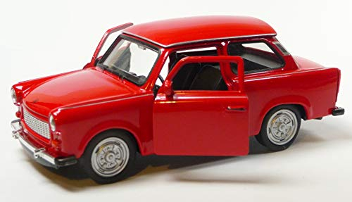 Generisch Trabant 601 Limousine Spritzguss 11cm (rot)