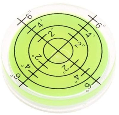 RJSQAQE Nivel de Burbuja de espíritu Universal Marca de Grado Burbuja de Nivel Circular de Verde Color para Herramienta medición Caravana, magnético, Largo, Stanley Mini Ojo Buey, nivelación Nivel