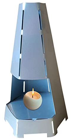 Teelicht Kerze Kerze Heizung, Kamin Teelicht Kerze Raum Heizung Metall Kerze Heizung für Innen, Teelicht Kerze Raum Heizung, Teelicht Ofen Kerze Halter ohne Kerze