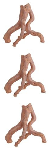 BESPORTBLE 3 STK Aquarium Dekoration Aquariendekoration aus natürlichem Holz Aquarium Treibholzzweig Ornament Aquarium verstecktes Aquarienverzierung Haustier schmücken Wurzel Rinde Harz