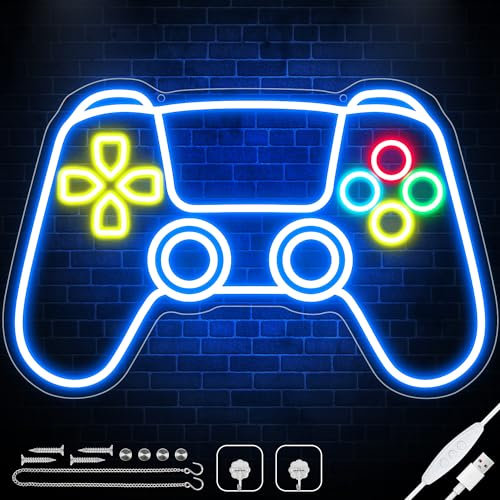 Gamer Neon Sign for Gaming Room Wall Decor