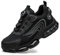 Zapatos de Seguridad para Hombre Mujer Zapatillas Ligeros Calzado Trabajo Comodo Antideslizante con Puntera de Acero Black 42 EU