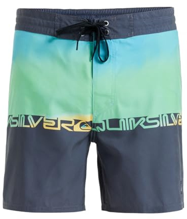Quiksilver Herren Everyday Half Jam 16 Boardshort, Sommergrüner Wortblock, 33W