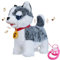 Aceshop Elektronisches Haustier Hund mit Leine, Interaktives Spielzeug mit 8 Songs, Gehen, Bellen, Wiederholendes Singen, Schwanzwedeln, Läuft und Bellt für Kinder