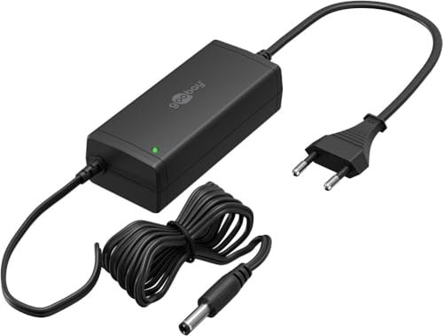 goobay 64981 12V Netzteil 5,5 mm x 2,5 mm / 36W und 3A, 100V bis 240V weltweit einsetzbar/DC Stecker für ISDN Anlagen, Festplatten, Fax / 1,8M