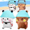 KOLGEIKJ 2 Stück Bubu Dudu Kuscheltier, Bubu Dudu Plüsch, Dubu Bubu, Bär Panda Bubu Dudu Kuscheltier, Pandabär Kuscheltier Kissen, Bubu Dudu Figur, Cartoon Panda Plüschtier Kindergeschenk