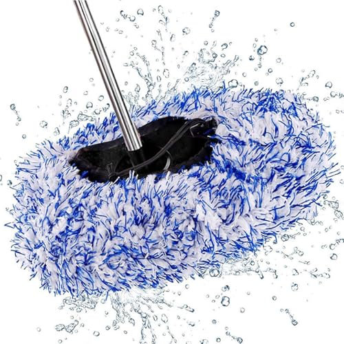 Anwangda Waschbürstenüberzug Brush Cover, Lackschonender Bürstenüberzug für SB Waschanlagen, Mikrofaser Autowaschbürste Schonende Wäsche ohne Kratzer, Multifunktionale Reinigungsbürste Auto