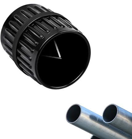MUNTEA Rohr Entgrater, 2 in 1 Deburring Tool, Universell 0-40 mm Rohrentgrater Kupferrohr, für Anfasen und Schleifen von Hartwasserrohren und Kupferrohren