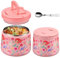 Itslife Boîte Alimentaire Isotherme, 420ml Thermos Alimentaire Chaud en Acier Inoxydable Enfant, Boite Isotherme Repas Chaud avec Cuillère, Lunch Box pour Picnic, Ecole et Bureau, Sirène