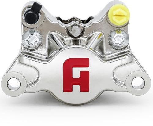 Pinza Freno Assiale Posteriore Accossato Cromata Lavorata CNC compatibile con APRILIA RS FACTORY del 2025 (CC 660) Pastiglie Freno Incluse