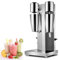 Batidora de Acero Inoxidable - 18000 Rpm/Min, Batidora Comercial para Smoothies,A-DoubleHead