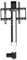 HarBin-Star - Supporto per ascensore TV motorizzato, supporto per TV elettrico mobile con telecomando, supporto per TV regolabile in altezza 98 – 168 cm, per supporto TV da 26 – 57 pollici, carico