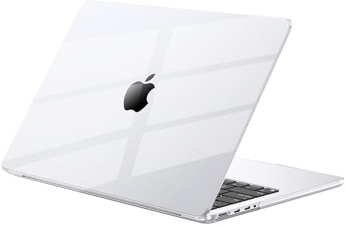 EooCoo für MacBook Pro 16 Zoll Hülle M5 M4 M3 M2 M1 2026-2021 Kristall Klar | Glasklar,Dünne,Hartschale Schutzhülle Kompatibel mit MacBook 16,2Pro/Max Snap-on Cover, Einfach Anzubringen,Laptop Zubehör