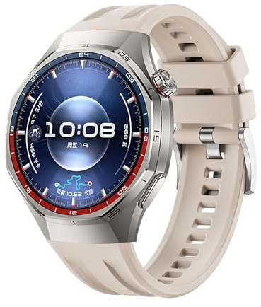 Wigento Silikon Armband für Huawei Watch GT 6 Pro, Schnellverschluss, verstellbar, weich und komfortabel, passgenaues Uhrenarmband (Blau)