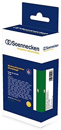 Soennecken Tintenpatrone 81142, Kompatibel mit: HP No. 22XL, cyan, magenta, gelb, Inhalt: 20 ml