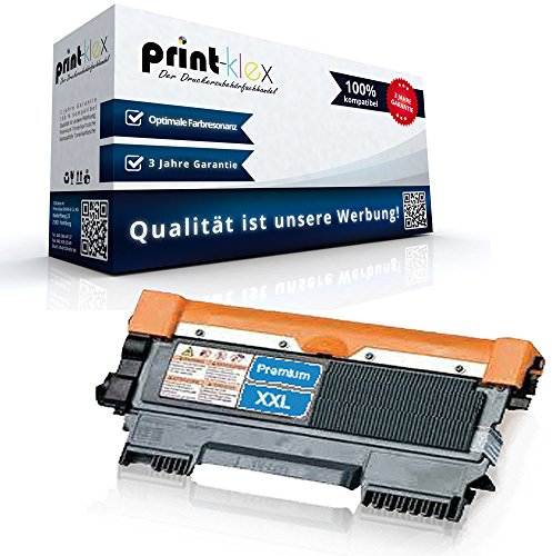 Print-Klex Tonerkartusche kompatibel für Brother DCP-7055 DCP-7055W DCP-7057 HL-2130 R HL-2130R HL-2132 R HL-2132R HL-2135 W HL-2140 R, 4.000 Seiten TN2010 TN 2010 TN-2010