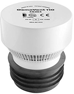 Osma OsmaVent 4S304W air admittance valve for 110mm / 82mm pipe.