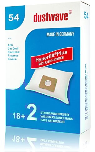 Dustwave® 20 Sac d'aspirateur pour Nilfisk Coupe Neo - très efficace avec fermeture hygiénique & Microfiltre - Made in Germany