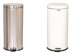 Rubbermaid TretAbfalleimer, rund, 30, 3 Liter, weiß