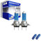 55w Super White Xenon High-Main-Full beam upgrade HeadLight Bulbs BMW 1 SERIES E81 E87 116i 09.04->