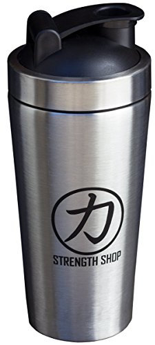 Strength Shop Premium Stainless Steel Shaker with Mixing Ball