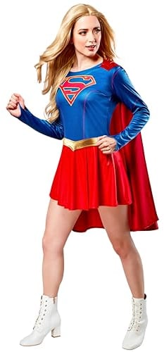 Rubie's Offizielles Supergirl (TV-Serie) Kostüm für Erwachsene, Blau / Rot, L Halloween